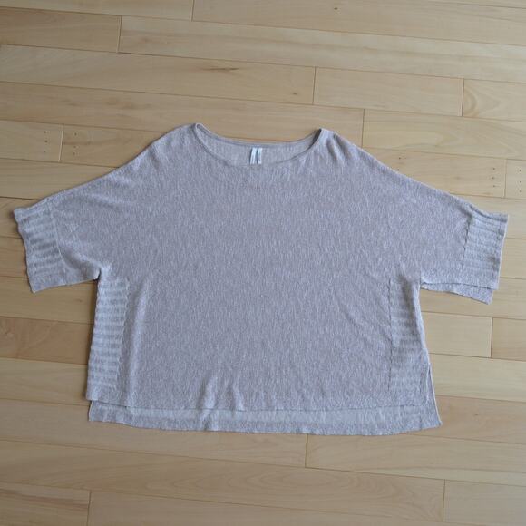 Anthropology Oversized Cropped Shirt Size Small - Picture 1 of 4
